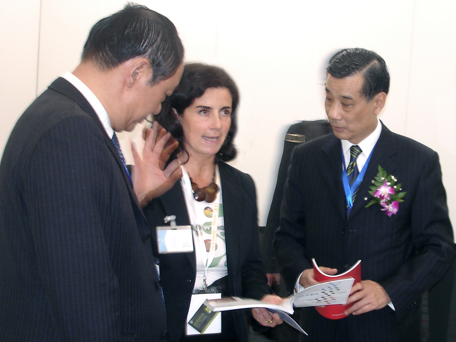 WT Ceo with Minister of Turism and President of China Hotel Association